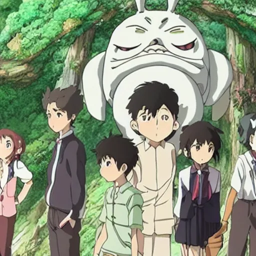 Image similar to A new anime from studio ghibli and wit studio