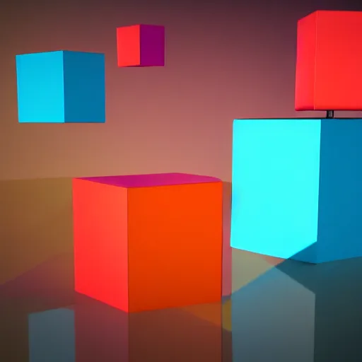 Image similar to among us cube octane render, 4 k, colorful, three point lighting