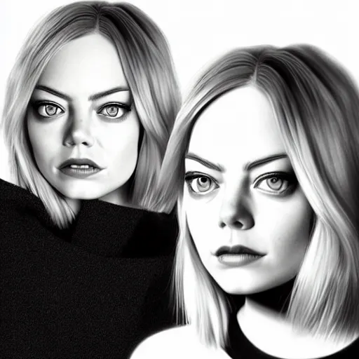 Prompt: emma stone portrait by vince ruz and julio cesar, cartoon face, pixar style, glamorous, character art, digital illustration, big eyes, semirealism, realistic shaded perfect face, fine details, realistic shaded lighting