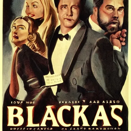 Image similar to movie poster for a film called the black cat