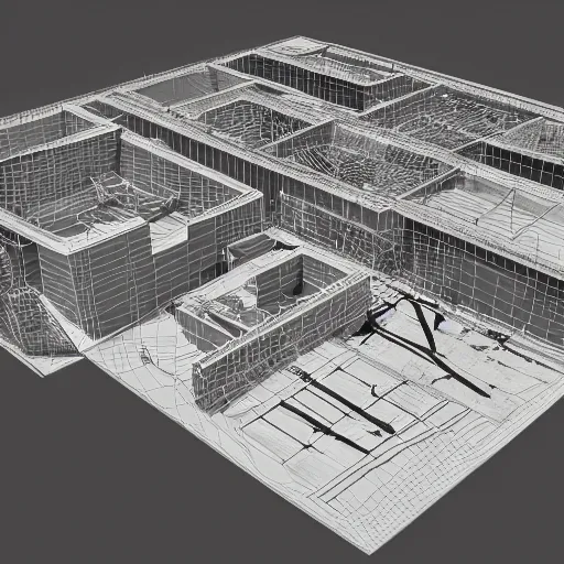 Image similar to construction site bill of martials 3 d render