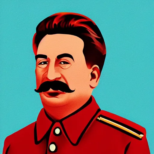 Prompt: stalin. art by danny belanger