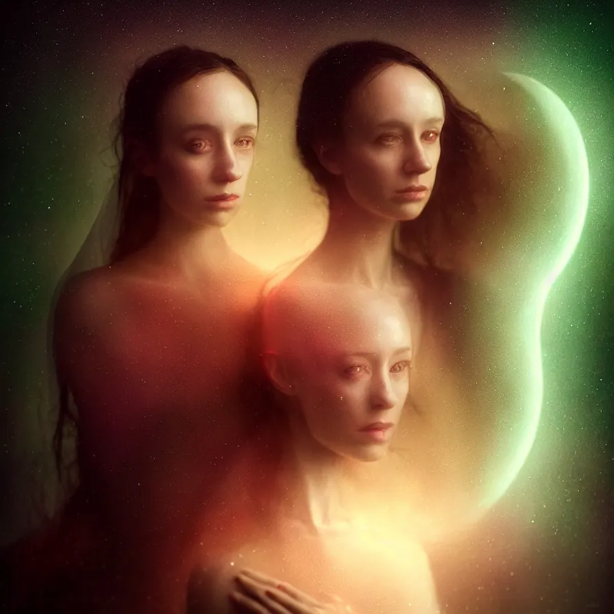 Image similar to epic professional digital art of 👽👰♀ portrait, atmospheric lighting, detailed, hdr, 4 k,, leesha hannigan, wayne haag, reyna rochin, ignacio fernandez rios, mark ryden, iris van herpen, best on wlop, pixiv, stunning, gorgeous, much wow, cinematic, masterpiece