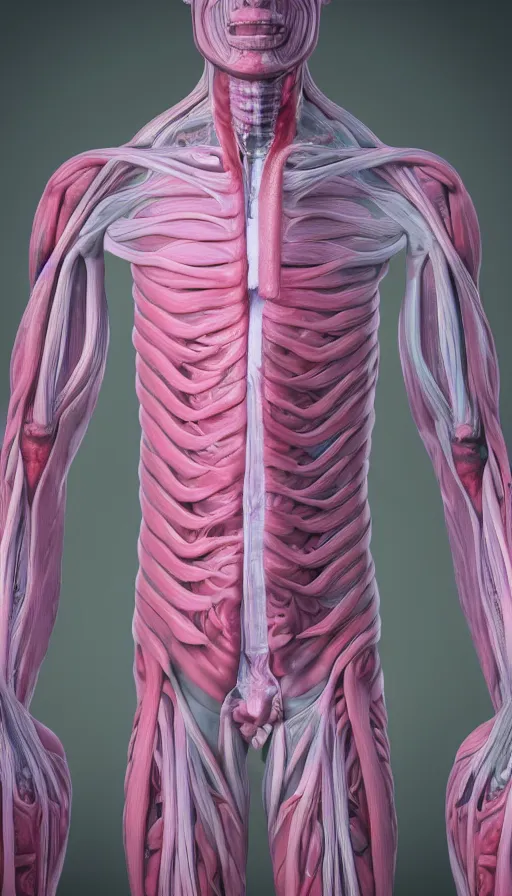 Image similar to beautiful bodily organs, vaporwave, highly detailed, octane render, unreal engine render