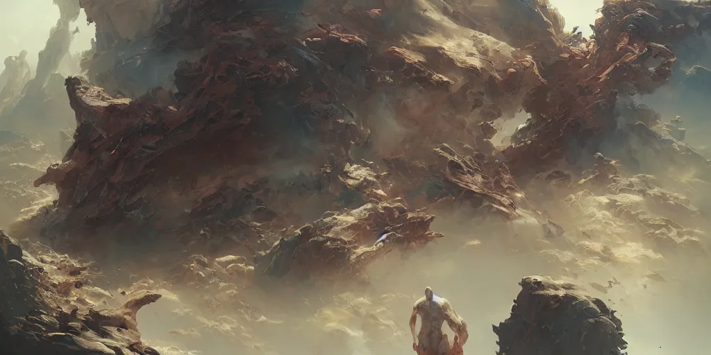 Prompt: planet jupiter atmosphere,, marvel comics, intricate, highly detailed, smooth, artstation, digital illustration by ruan jia and mandy jurgens and artgerm and wayne barlowe and greg rutkowski and zdislav beksinski