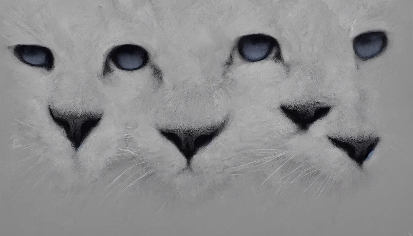 Prompt: white anthropomorphic lynx portrait by Guy Denning, furry digital art, trending on artstation, 8k, highly detailed,