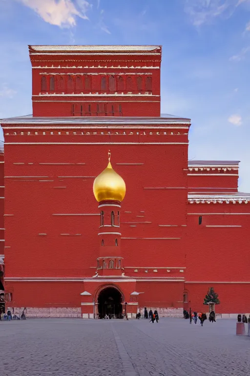 Prompt: photography by ando tadao, kremlin, red square, building with bricks, sharp focus, golden ratio, volumetric light, symmetry, ultra realistic, 8 k