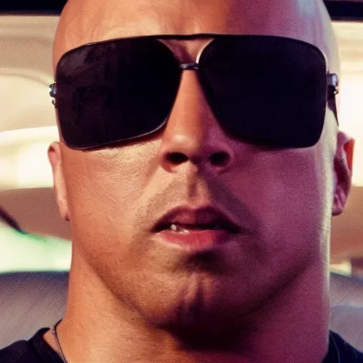 Image similar to high quality photo of dominic toretto