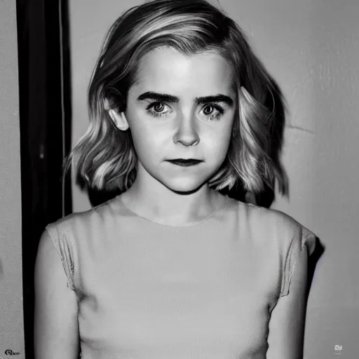 Prompt: Kiernan shipka by Olga pelipas