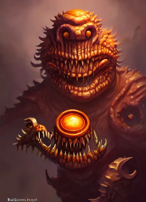 Prompt: beholder dnd, fantasy oil _ painting _ unreal _ 5 _ daz. _ rpg _ extremely _ detailed _ artgerm _ tooth _ wu _ tooth