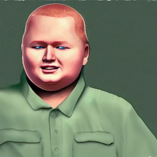 Image similar to a photorealistic Bobby hill