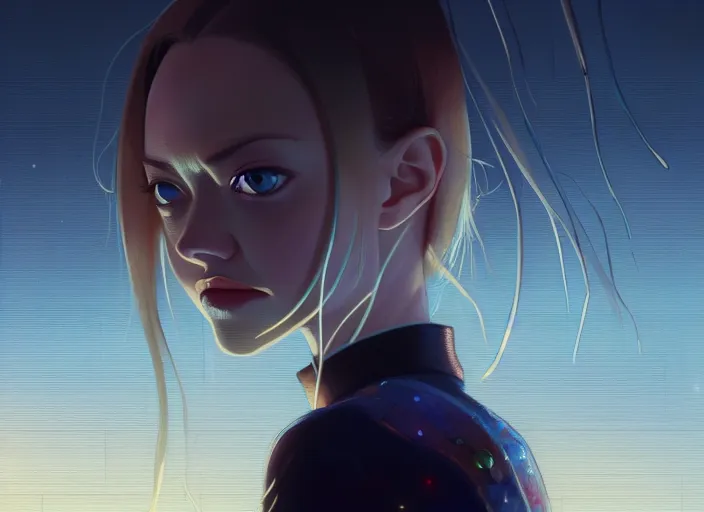 Prompt: a film still portrait of amanda seyfried as fried chicken, finely detailed features, closeup of face, cinematic lighting, perfect art, night cyberpunk city, intricate, anime, gapmoe grimdark, artstation, trending on pixiv fanbox, painted by greg rutkowski makoto shinkai takashi takeuchi studio ghibli, akihiko yoshida, 4 k