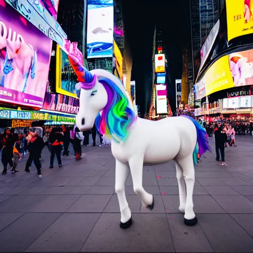 Image similar to Unicorn on Times Square, EOS-1D, f/1.4, ISO 200, 1/160s, 8K, RAW, unedited, symmetrical balance, in-frame