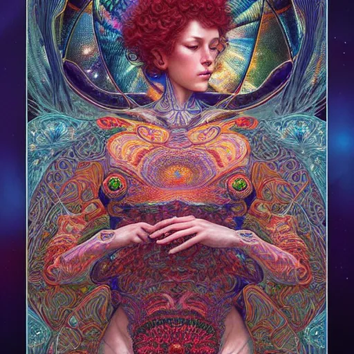 Image similar to hyper detailed masterpiece, 🌹 pattern, jean giraud, digital art painting, beautiful, psychedelic, acid, artgerm, donato giancola, tom bagshaw