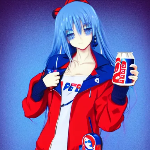Pepsi manga bottles | Tokyo Five