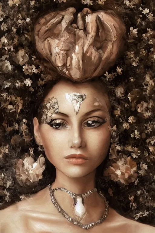 Prompt: An extremely beautiful Art Deco ornate portrait of a young attractive woman with a beautiful bone structure, professionally painted digital art illustration, smooth, sharp focus, atmospheric lighting, highly detailed illustration highlights, golden ratio, extremely detailed winning award masterpiece, very coherent symmetrical artwork, sense of awe, 8K post-processing, trending on artstation flawless, prismatic highlights, telephoto, depth of field, cinematic, macro, concept art, wepa digital, elegant, epic, octane render, v-ray, C4D