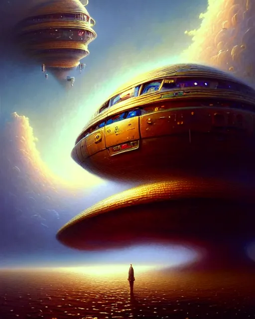 Prompt: a hyper - detailed 3 d render like an oil painting of dreambotmothership, stable diffusion, surrealism!!! surreal concept art, lifelike, photorealistic, digital painting, aesthetic, smooth, sharp focus, artstation hd, by greg rutkowski, bruce pennington, valentina remenar, rhads, asher duran,