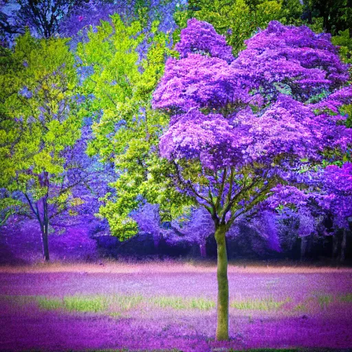 Image similar to purple tree