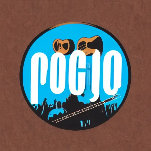 Prompt: pogo music logo