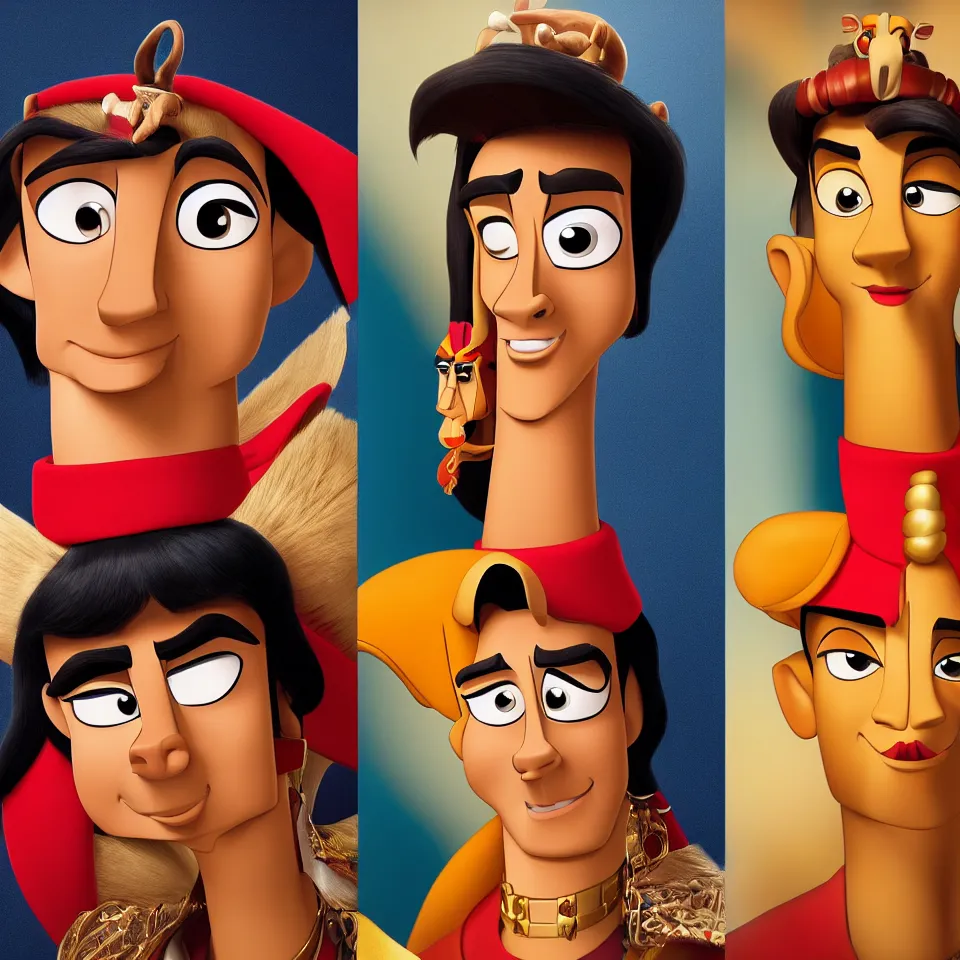 Image similar to How Kuzco! from Disney movies would look in Real life . Professional Studio. Portrait in the style of Martin Schoeller. 4K. Ultra Detailed. Close-up. Low Light.