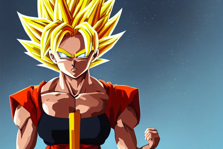 Super saiyan hi-res stock photography and images - Alamy