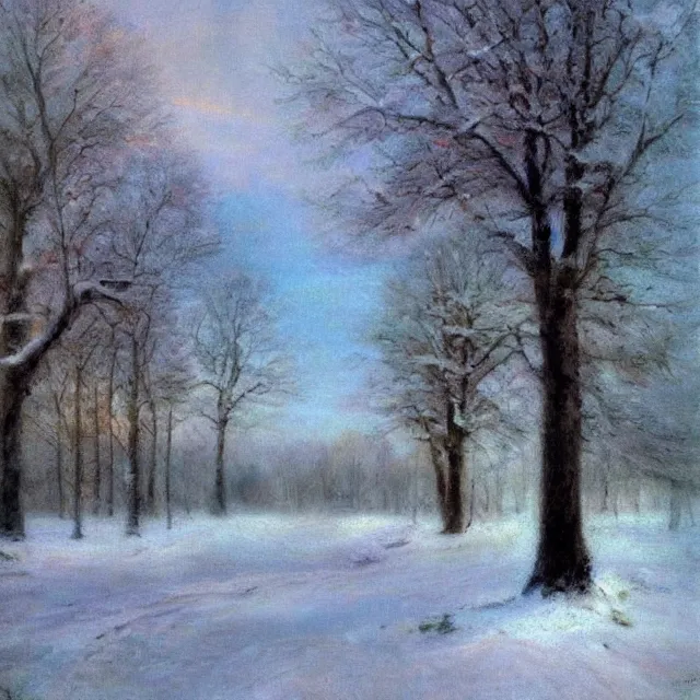 Prompt: if this long winter is finally over. beautiful matte painting, impressionism