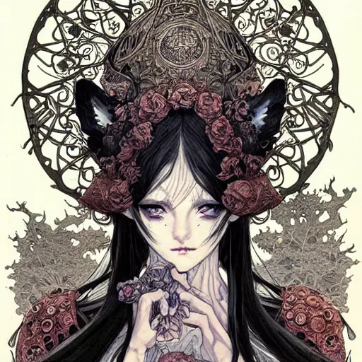 Image similar to prompt: Portrait painted in world of Warcraft style drawn by Vania Zouravliov and Takato Yamamoto, inspired by Fables, intricate acrylic gouache painting, high detail, sharp high detail, manga and anime 2000