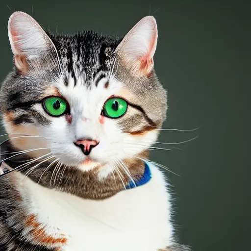 Image similar to cat soldier in call of duty warzone 4k, brown-green eyes, heterochromia, high detail, high-resolution photograph, professional photography, ultra-detail