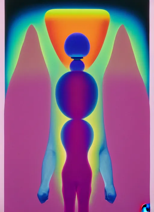 Image similar to balance by shusei nagaoka, kaws, david rudnick, airbrush on canvas, pastell colours, cell shaded, 8 k