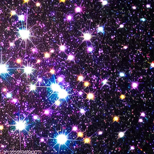 Prompt: Liminal space in outer space, glitter macro photography