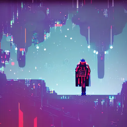 Image similar to medium shot of a mysterious letter digital illustration android hyperlight drifter