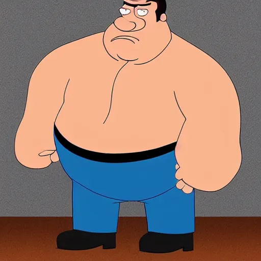 Prompt: Joe Swanson from Family Guy in real life, realistic, 4k, real life