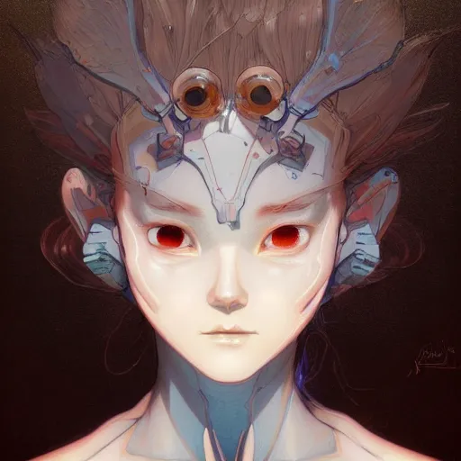 Prompt: prompt : adventure character portrait soft light painted by james jean and katsuhiro otomo and erik jones, inspired by evangeleon anime, smooth face feature, intricate oil painting, high detail illustration, sharp high detail, manga and anime 1 9 9 9