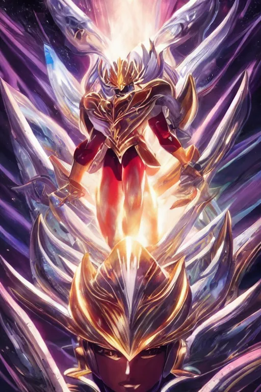 Image similar to 2 0 2 2 knights of the zodiac saint seiya battle for sanctuary hero suit armor comics mask minimalist verytoon nautiljon animes toei animation namco bandai, art by artgerm and greg rutkowski and magali villeneuve