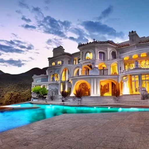Image similar to an infinite mansion