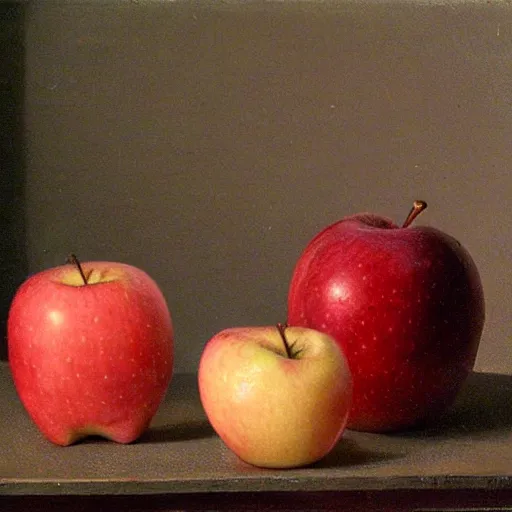 Prompt: still life of an apple, by Calarts