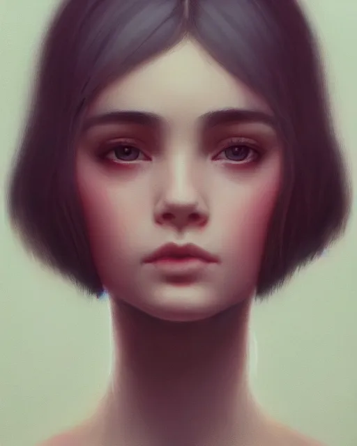 Image similar to a highly realistic, true to life portrait of a young woman, sharp focus, by ilya kuvshinov, by wlop, by tom bagshaw, trending on artstation, cinematic lighting, hyper realism, octane render, 8 k, hyper detailed.