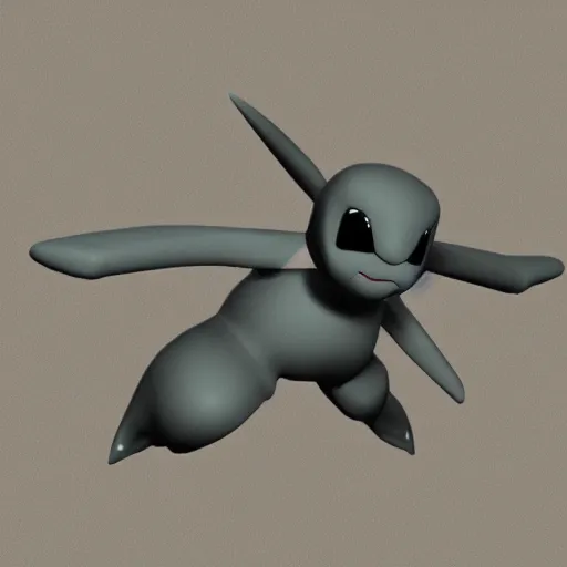 Image similar to new pokemon that doesn't exist, 3 d rendered