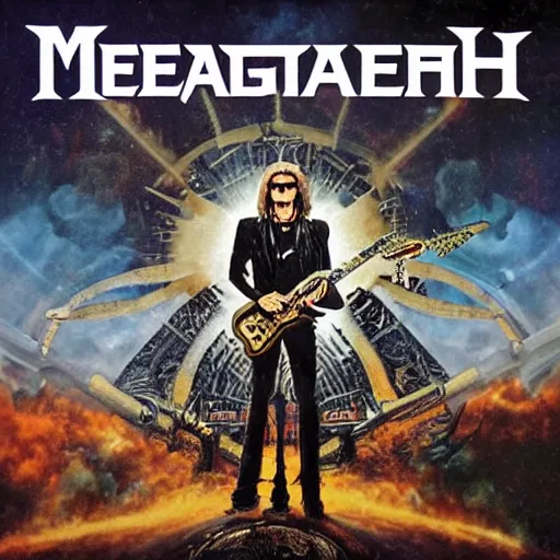 Image similar to megadeth, album cover,