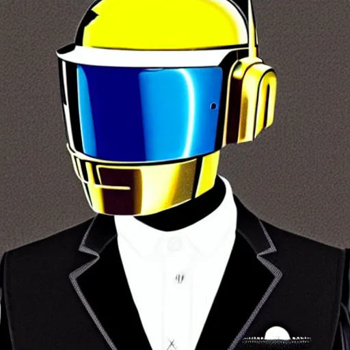 Prompt: daft punk's third member