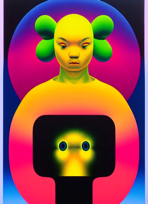 Image similar to mirror by shusei nagaoka, kaws, david rudnick, airbrush on canvas, pastell colours, cell shaded, 8 k