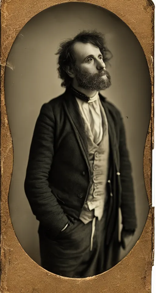 Image similar to a highly detailed digital collodion photograph, a portrait of a playwright