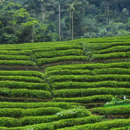 Image similar to a photo of a guatemalan coffee plantation