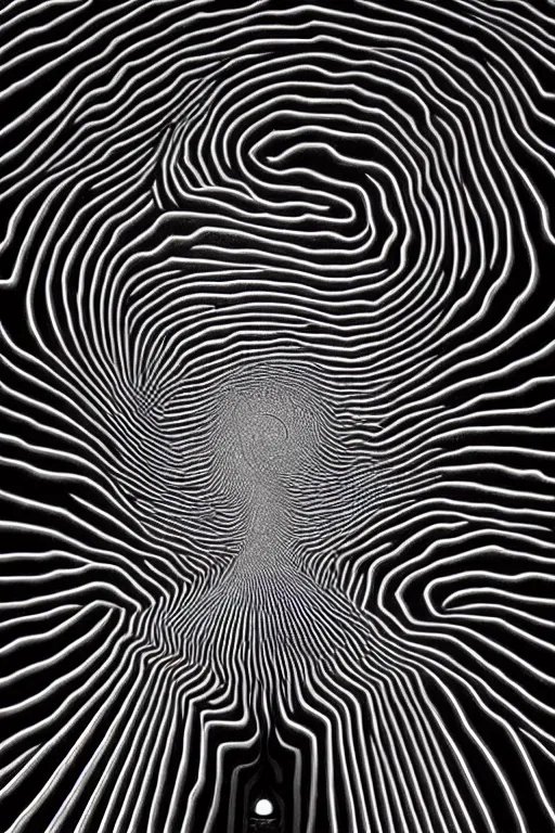Prompt: mind-bending-optical-illusion this image make my head hurt intense-visual-illusion neuro-illusion effect #intense #sensory-confusion