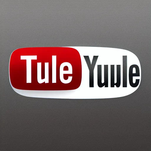 Prompt: youtube logo, icon