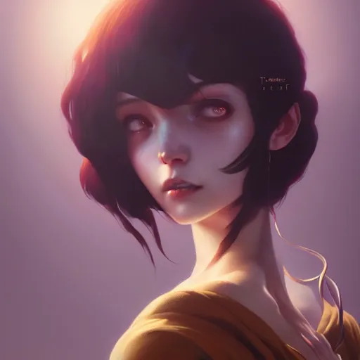 Image similar to bruffindust, by tom bagshaw and ilya kuvshinov, rtx rendering, octane render 1 2 8 k, maya, extreme high intricate details by wlop, digital anime art by ross tran, medium shot, composition by sana takeda, dramatic lighting by greg rutkowski