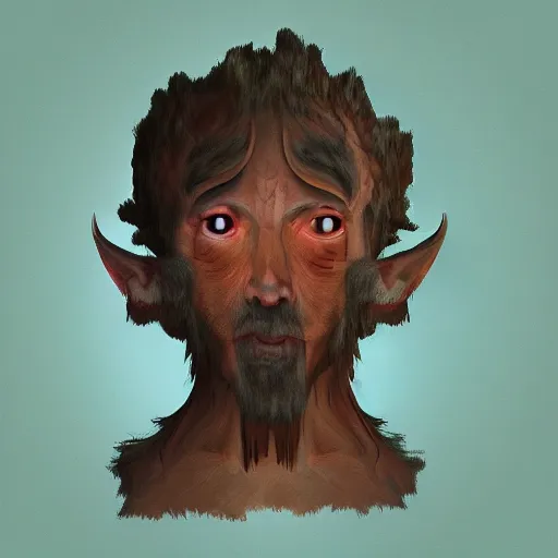 Prompt: digital art of cave people