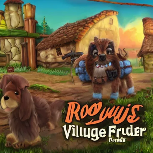 Image similar to roofus the hound fur fighters village