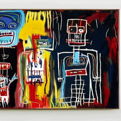 Image similar to a ultradetailed beautiful art jean michel basquiat