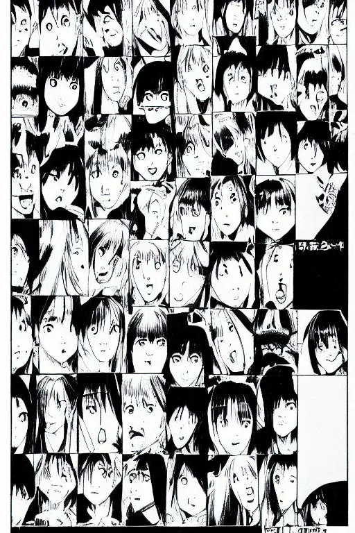 Prompt: japanese comic manga page 47 made by Junji Ito horror manga high contrast